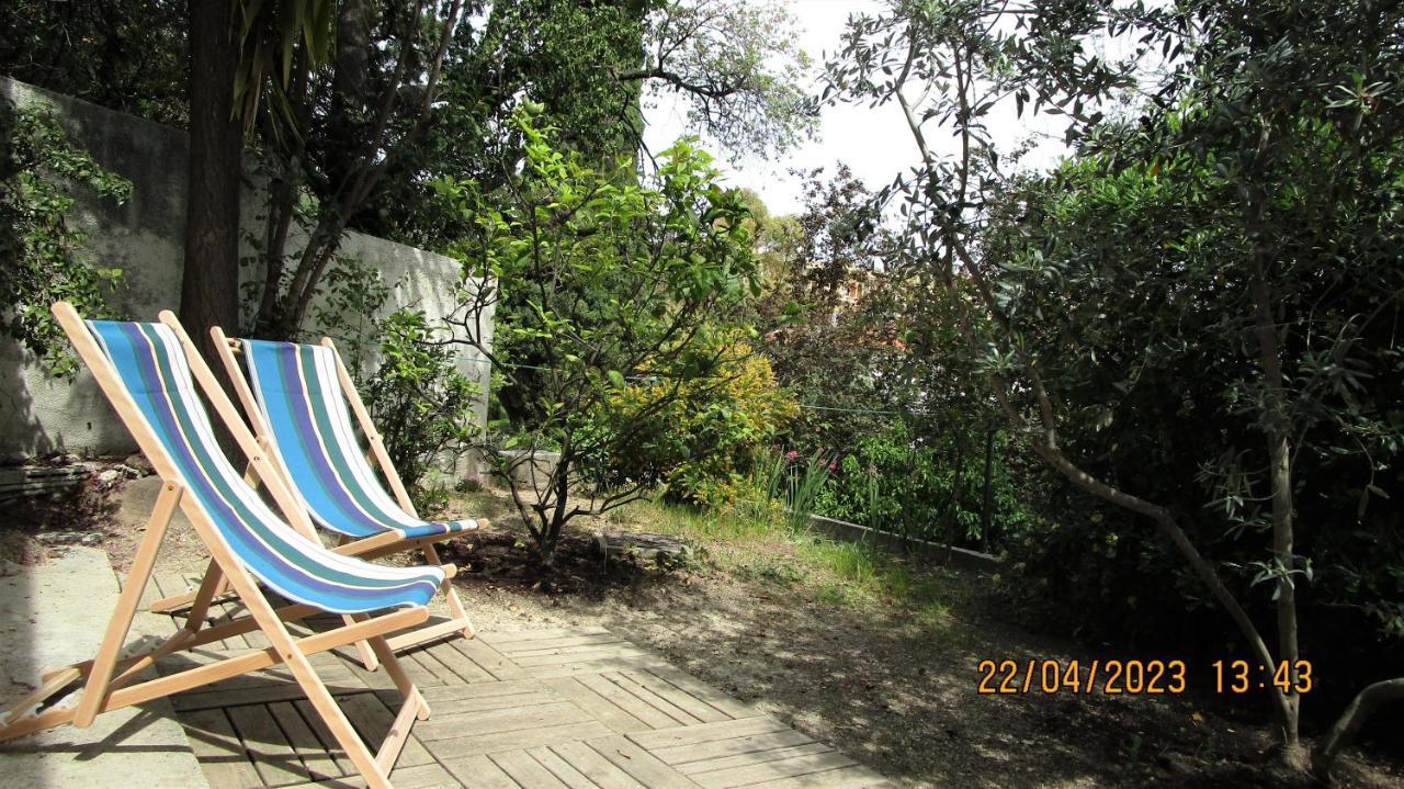 Nice - Studio Independant En Villa - Mer Ville Calme Jardinet Экстерьер фото
